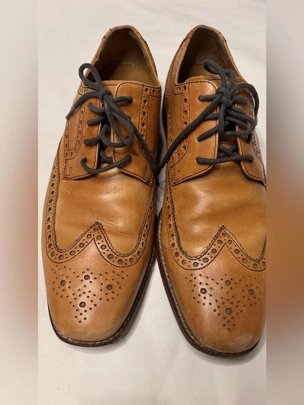 Cole Haan Air Giraldo British Tan Leather Wingtip Oxfords Men’s 9 M